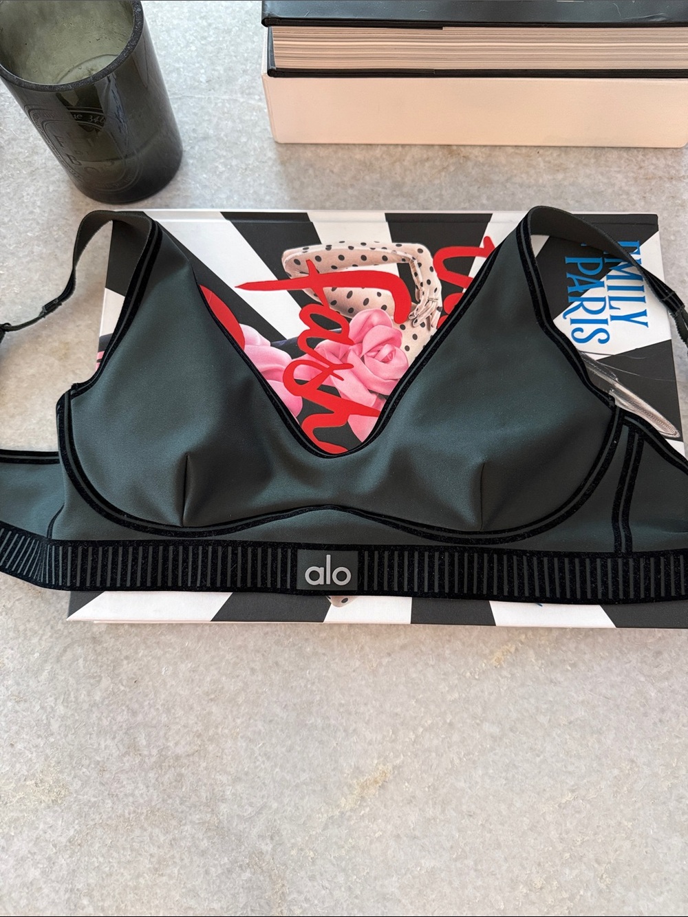 ALO Yoga Green Bra Sz S